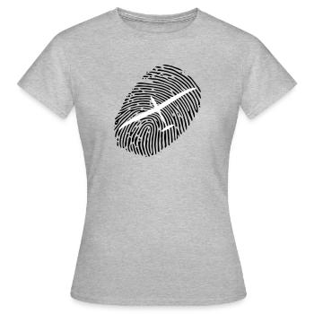 Glider Gliding Gliding Gliding Glider - Women's T-Shirt - heather grey - Front - AI Model Female 172 dark (172cm)