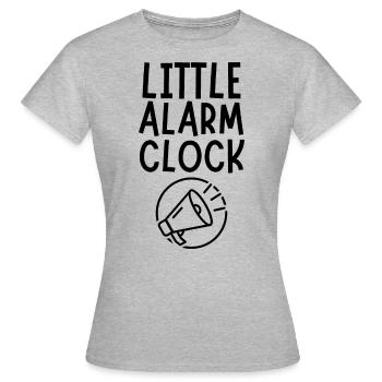 petit réveil né cadeau d’anniversaire - T-shirt Femme - gris chiné - Devant - AI Model Female 172 dark (172cm)