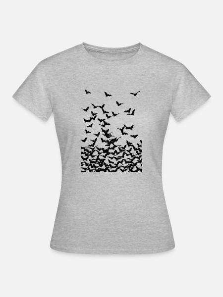 Bats - Frauen T-Shirt - Grau meliert