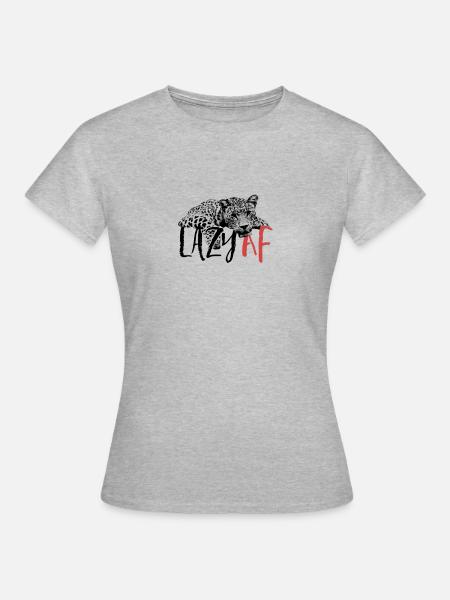 Lazy Afternoon - Frauen T-Shirt - Grau meliert