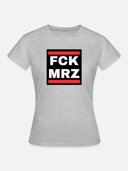 FCKMRZ - Frauen T-Shirt - Grau meliert