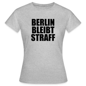 Berlin Souvenir Touristen Hauptstadt Metropole BLN - Frauen T-Shirt - Grau meliert - Vorne - AI Model Female 172 dark (172cm)