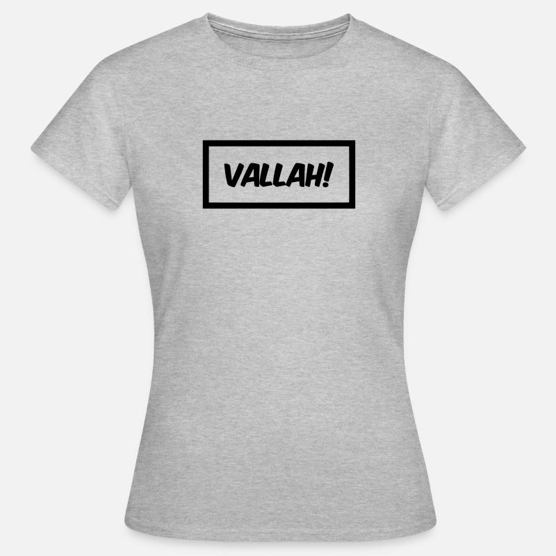 Vallah! BLK Box - Frauen T-Shirt - Grau meliert
