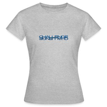 Défi 2024 - T-shirt Femme - gris chiné - Devant - AI Model Female 172 dark (172cm)