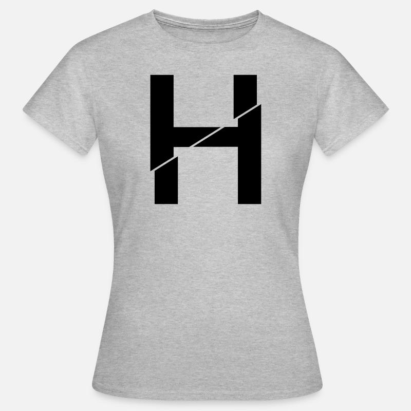 H broken - Women's T-Shirt - heather grey