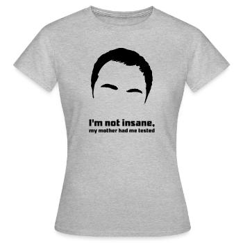 The Big Bang Theory Sheldon Tee shirt près du sor - T-shirt Femme - gris chiné - Devant - AI Model Female 172 dark (172cm)
