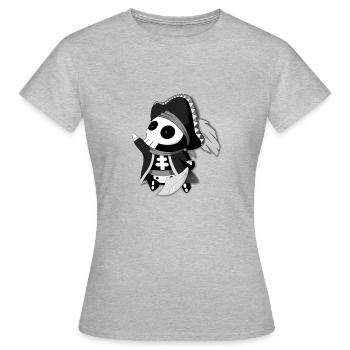 Waterspolle Gr. - Frauen T-Shirt - Grau meliert - Vorne - AI Model Female 172 dark (172cm)
