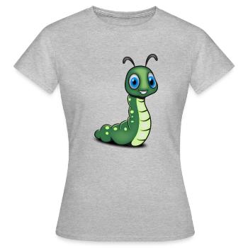 caterpillar sweet sweet child - Women's T-Shirt - heather grey - Front - AI Model Female 172 dark (172cm)