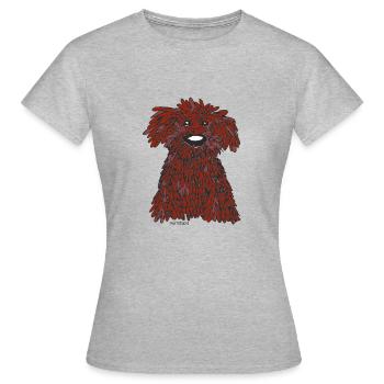 pdae sketch choco - T-shirt Femme - gris chiné - Devant - AI Model Female 172 dark (172cm)