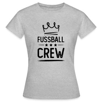 Équipe de football - T-shirt Femme - gris chiné - Devant - AI Model Female 172 dark (172cm)