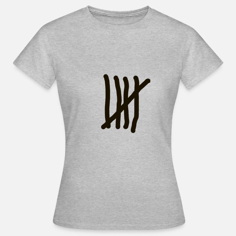five - Women's T-Shirt - heather grey