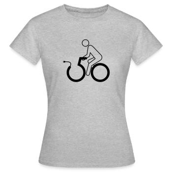 Accélération totale dans les années 50 - T-shirt Femme - gris chiné - Devant - AI Model Female 172 dark (172cm)
