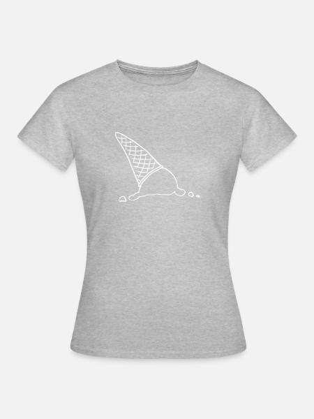 eis - Frauen T-Shirt - Grau meliert