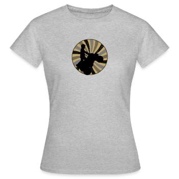 Stunt Quad2 - Frauen T-Shirt - Grau meliert - Vorne - AI Model Female 172 dark (172cm)