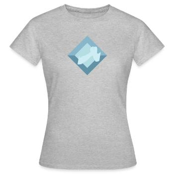 Bras de fer Bras de fer - T-shirt Femme - gris chiné - Devant - AI Model Female 172 dark (172cm)