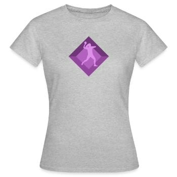 Dodgeball Team Team - Frauen T-Shirt - Grau meliert - Vorne - AI Model Female 172 dark (172cm)