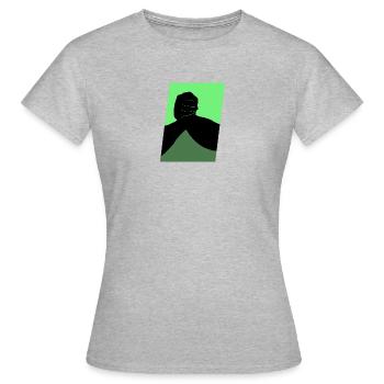 Bras de fer Bras de fer Développé couché - T-shirt Femme - gris chiné - Devant - AI Model Female 172 dark (172cm)