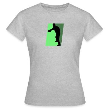 Disc Disc Golf Player Disc Golf - Women's T-Shirt - heather grey - Front - AI Model Female 172 dark (172cm)