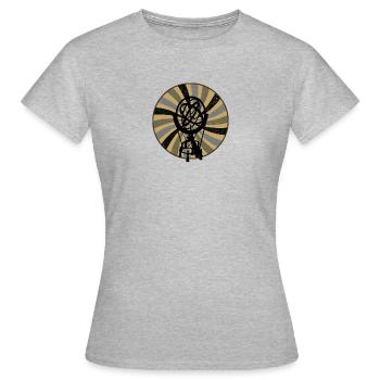 Astrophysique Corps célestes - T-shirt Femme - gris chiné - Devant - AI Model Female 172 dark (172cm)