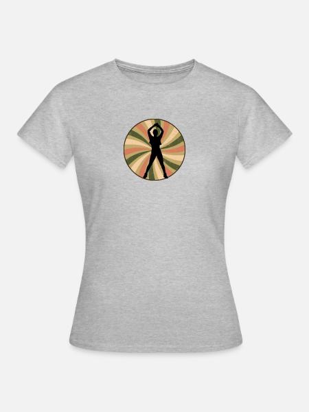 Übung Cardio - Frauen T-Shirt - Grau meliert
