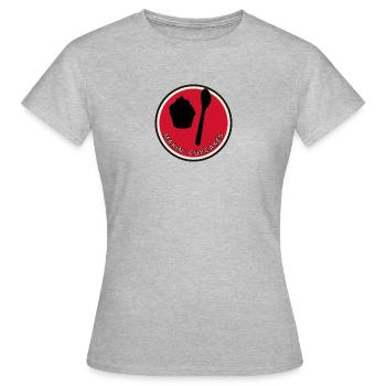 Boulanger au four - T-shirt Femme - gris chiné - Devant - AI Model Female 172 dark (172cm)