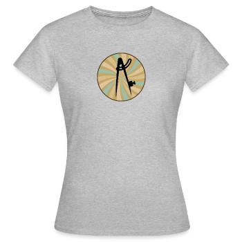 Ingénieur d’études Architecte - T-shirt Femme - gris chiné - Devant - AI Model Female 172 dark (172cm)