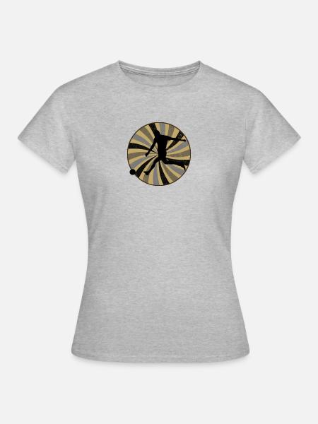 Ballsport Futsal - Frauen T-Shirt - Grau meliert