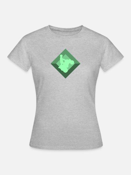 Quad Stunt Quad - Frauen T-Shirt - Grau meliert
