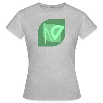 Architecte Architecture Architecture - T-shirt Femme - gris chiné - Devant - AI Model Female 172 dark (172cm)