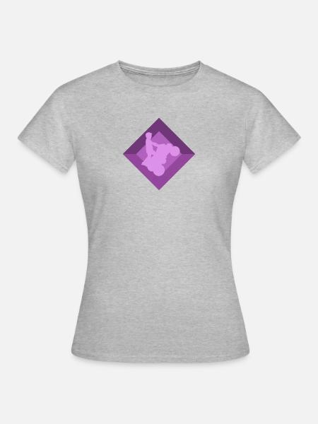 Quad Stuntman Stuntman - Frauen T-Shirt - Grau meliert