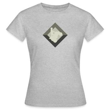 Stunt Quad Quad - T-shirt Femme - gris chiné - Devant - AI Model Female 172 dark (172cm)