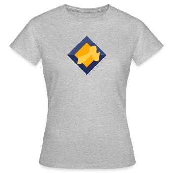 Bras De Fer Homme Homme Fort Bras De Fer - T-shirt Femme - gris chiné - Devant - AI Model Female 172 dark (172cm)