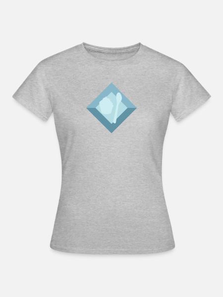 Muffin Backen Törtchen - Frauen T-Shirt - Grau meliert