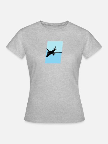 Aerospace Engineering Fliegen Aerospace - Frauen T-Shirt - Grau meliert
