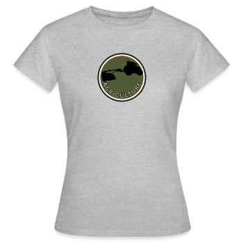 Ernte Agriculture - Frauen T-Shirt - Grau meliert - Vorne - AI Model Female 172 dark (172cm)