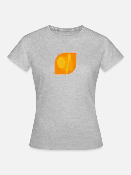 Cupcake Törtchen Muffin - Frauen T-Shirt - Grau meliert