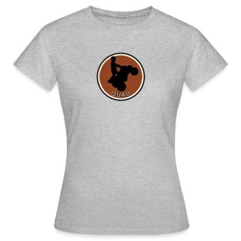 Stunt Stunt Quad - Frauen T-Shirt - Grau meliert - Vorne - AI Model Female 172 dark (172cm)