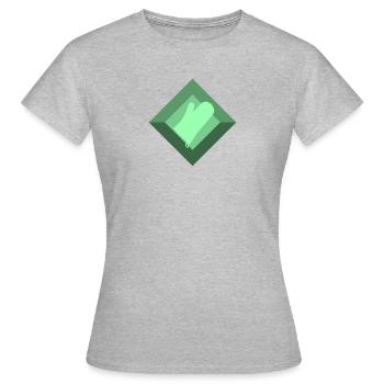 Bake Cake Cake - Women's T-Shirt - heather grey - Front - AI Model Female 172 dark (172cm)