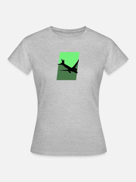 Aerospace Flieger Aerospace Engineering - Frauen T-Shirt - Grau meliert