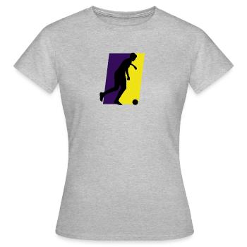 Équipe de futsal Équipe de futsal Équipe de futsal - T-shirt Femme - gris chiné - Devant - AI Model Female 172 dark (172cm)