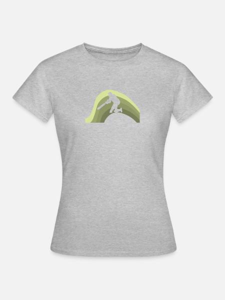 Pitcher Cricketteam Pitcher - Frauen T-Shirt - Grau meliert