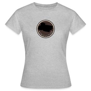 Agriculture Agriculture Récolte - T-shirt Femme - gris chiné - Devant - AI Model Female 172 dark (172cm)