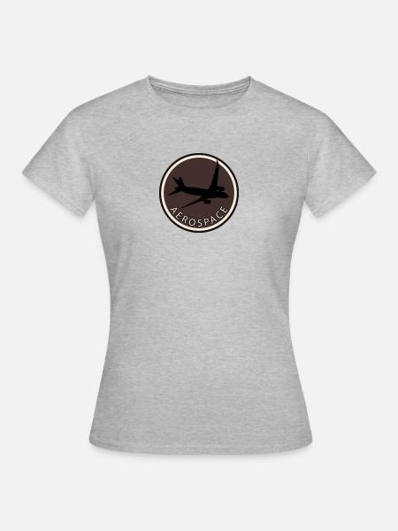 Luftfahrt Aerospace Pilot - Frauen T-Shirt - Grau meliert