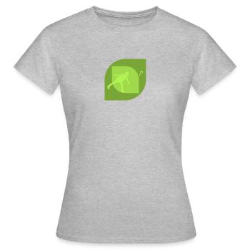 Axtwerfen Doppelaxt Sportart - Frauen T-Shirt - Grau meliert - Vorne - AI Model Female 172 dark (172cm)