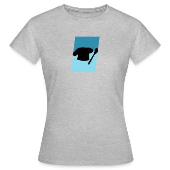 Baked Goods Muffin Baking - Women's T-Shirt - heather grey - Front - AI Model Female 172 dark (172cm)