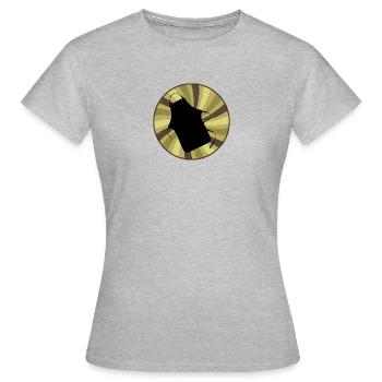 Backwaren Backen - Frauen T-Shirt - Grau meliert - Vorne - AI Model Female 172 dark (172cm)