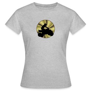 Stunt Stunt ATV - Frauen T-Shirt - Grau meliert - Vorne - AI Model Female 172 dark (172cm)
