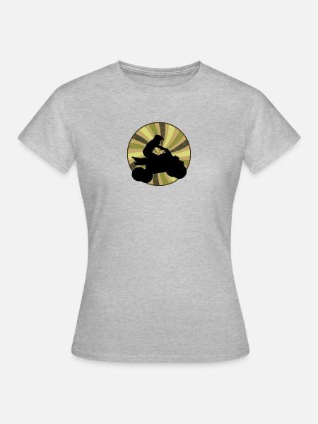 Stunt Stunt ATV - Frauen T-Shirt - Grau meliert