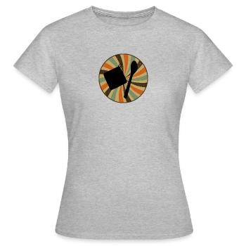 Baked Goods Cake Cupcake - Women's T-Shirt - heather grey - Front - AI Model Female 172 dark (172cm)