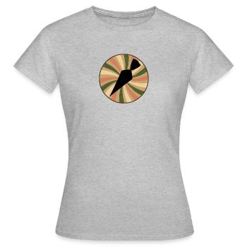 Backen Cuisson - T-shirt Femme - gris chiné - Devant - AI Model Female 172 dark (172cm)